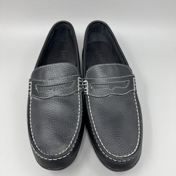 Footjoy Club Penny Loafer Men\'s 11 M Black Leather Casual Slip On Shoes 79047 main image 4